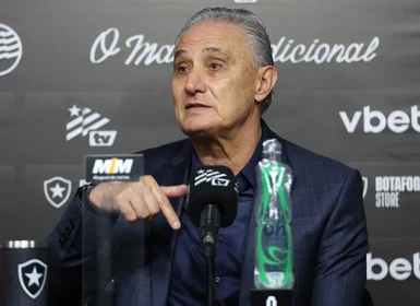 Tite é apresentando no Botafogo e diz estar readaptado ao futebol de clubes