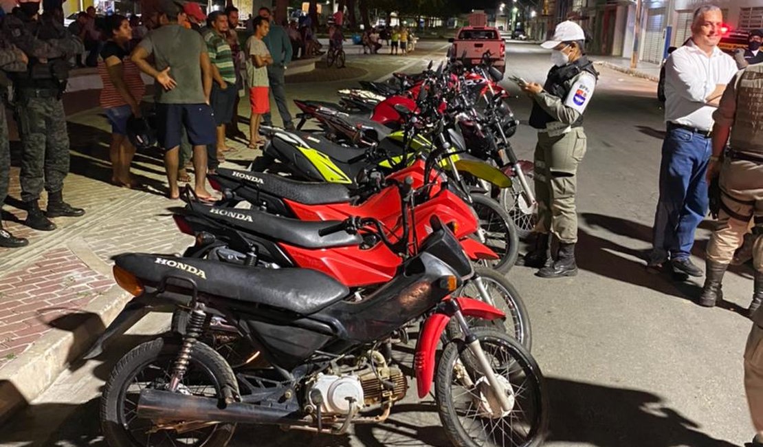 Operação Integrada apreende 14 motocicletas irregulares em Viçosa