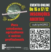 Ifal Maragogi anuncia 1ª Semana de Agroecologia