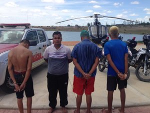 Falcão 4 localiza, e PM apreende três menores e prende suspeito de realizar arrastão