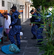 Guarda Municipal recolhe arma branca e objetos para o uso de drogas na Ponta da Terra