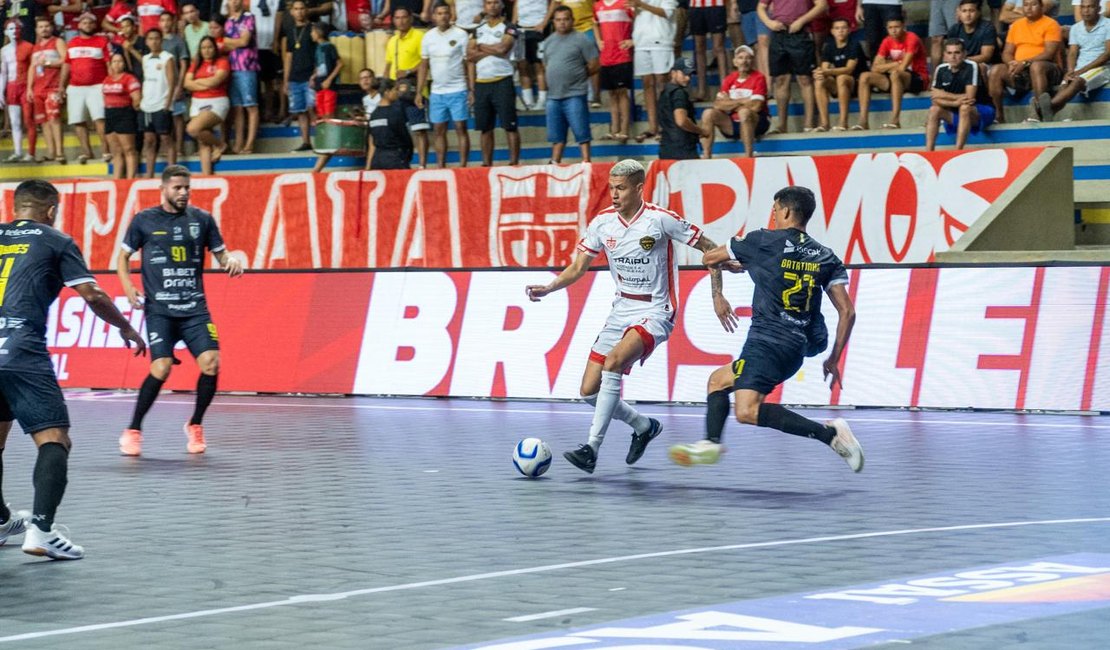 CRB e Traipu empata com Apodi no 1º jogo das oitavas de final do Campeonato Brasileiro de Futsal