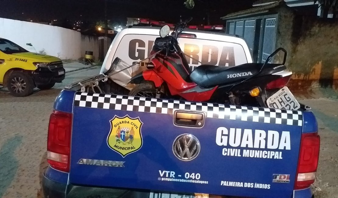 Motociclista embriagado tenta fugir da Guarda Municipal em Palmeira dos Índios