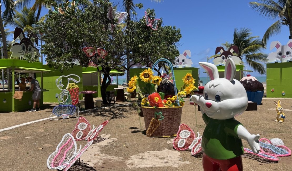 Vila Vestir Massayó com decoração de Páscoa será aberta nesta sexta-feira (6)