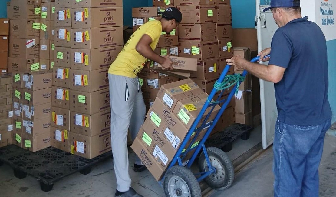 Nova remessa reforça estoque de medicamentos da Farmácia Central de Palmeira