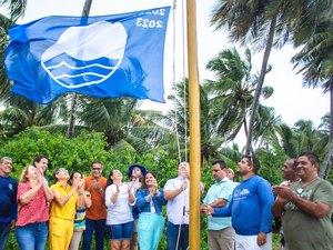 Praia de Lages e Barra de São Miguel conquistam selo internacional Bandeira Azul
