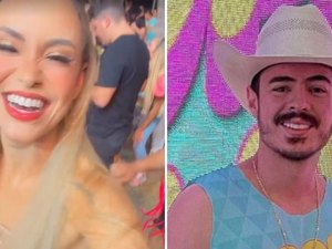 A fila andou! Recém-solteira, ex-BBB Sarah Andrade passa a noite com influencer gato