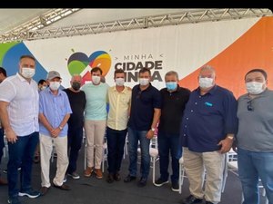 Henrique Pacheco representa São Sebastião em evento oficial do governo de AL