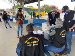 Secretaria de saúde intensifica cuidados no desembarque de passageiros em Arapiraca
