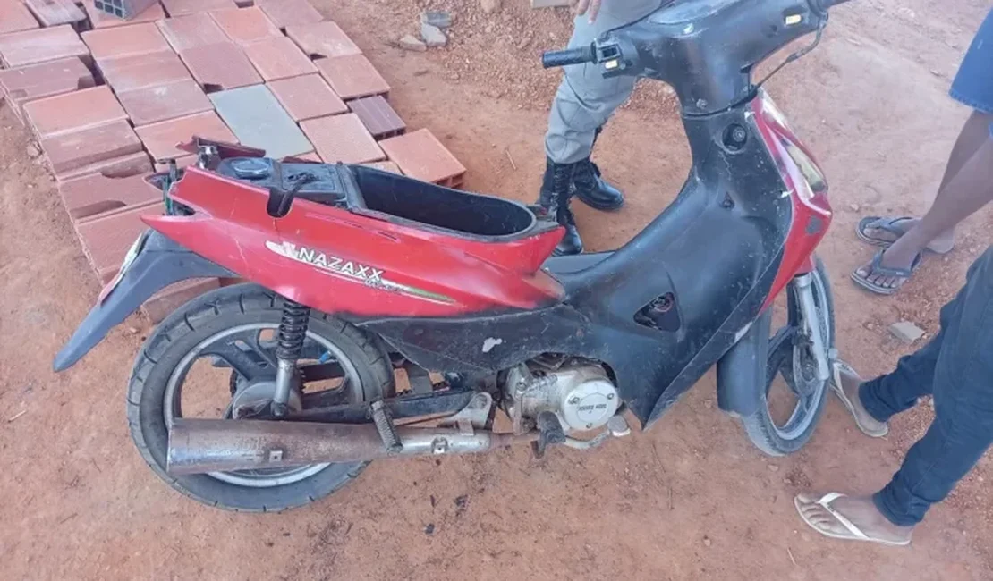 Moto roubada é recuperada durante tentativa de venda em Arapiraca