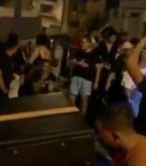 [Vídeo] Áreas evacuadas servem como palco para festas clandestinas em Maceió