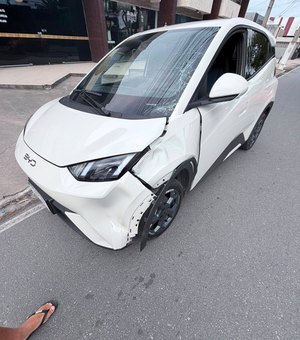 Fisiculturista é atropelado durante corrida na Avenida Ceci Cunha