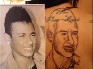 Neymar, Gracyanne Barbosa e outras celebridades que foram tatuados por fãs, mas o resultado é catastrófico