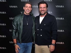 Cauã Reymond e Rodrigo Lombardi Brilham em evento de Grife