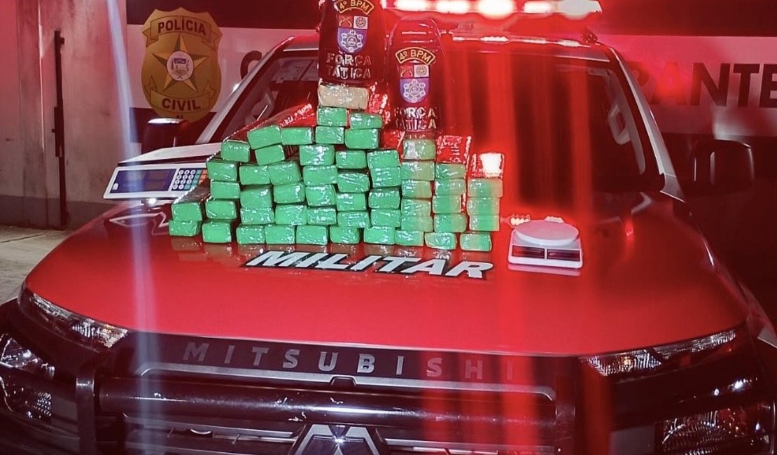 PM apreende 23 armas de fogo e quase 50 kg de drogas na última semana em Alagoas