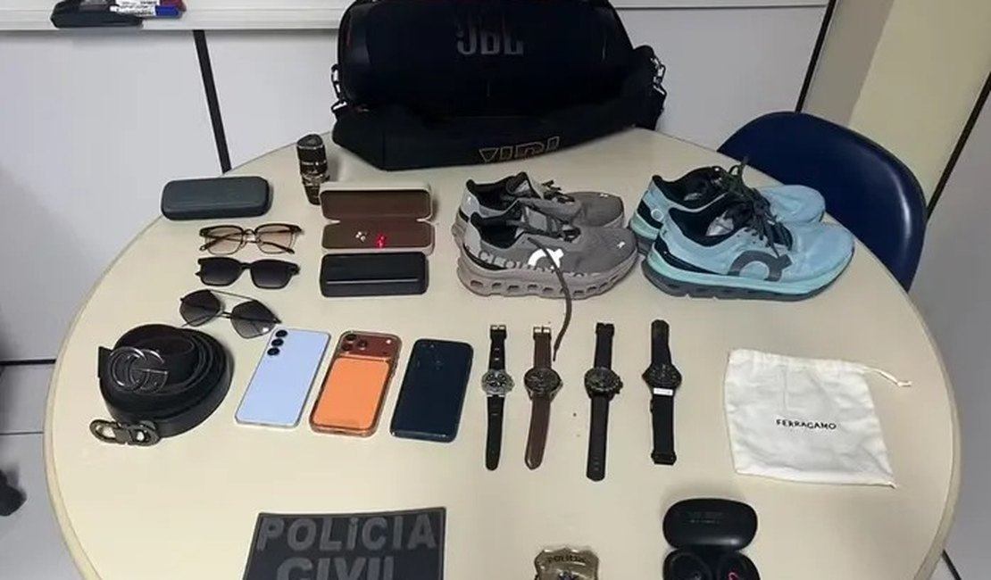 Suspeito de furtos em condomínio de luxo em Alagoas é preso na Bahia