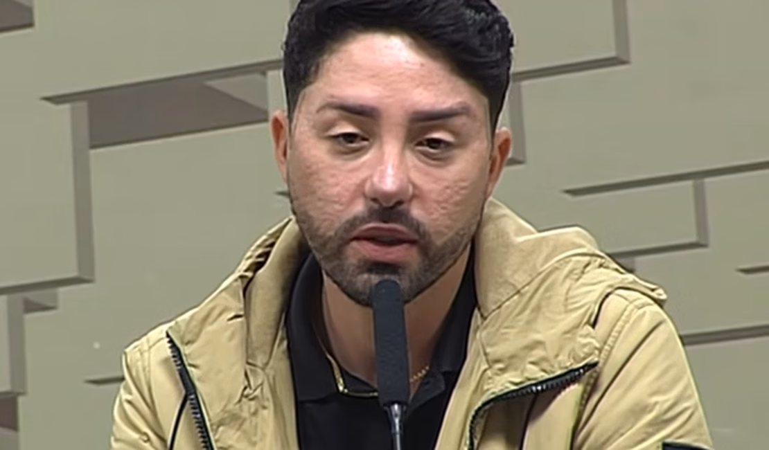 Influenciador alagoano Rico Melquíades se cala após pergunta sobre confissão de crimes