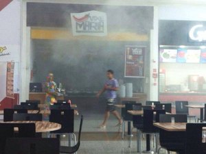 Princípio de incêndio assusta funcionários e clientes no Shopping