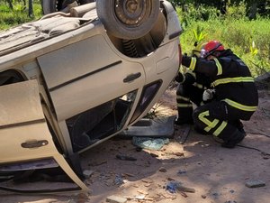 Acidente deixa um morto e um ferido em Marechal Deodoro na manhã deste domingo (8)