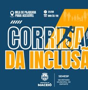 Corrida da Inclusão acontece na orla da Pajuçara, neste sábado (21)