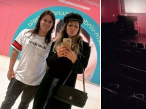 Maíra Cardi fecha sala de cinema para ver filme com filho: 'Assim conseguimos mais privacidade'