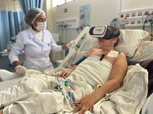 Uso de realidade virtual nas UTIs do Hospital Metropolitano promove relaxamento e bem-estar