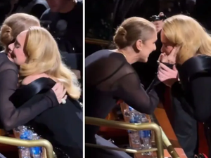 Adele se emociona ao ver Céline Dion na plateia de seu show em Las Vegas