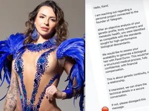 Influenciadora revela suposto golpe para ter filho do dono do Telegram