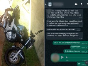 Jovem vai à polícia após noivo cancelar casamento e sumir com moto