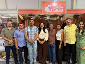 Estande de Lagoa da Canoa na 1ª AgroShow Arapiraca foi um dos mais bonitos e visitados do evento