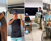 Zelador é homenageado em delegacia que trabalhou por mais de 10 anos