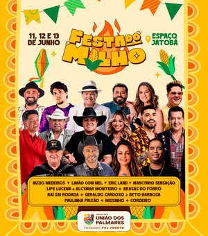 Maior evento junino da Zona da Mata, Festa do Milho reúne grandes atrações nacionais e locais em União dos Palmares