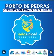 Prefeito diz que conquista do Selo Unicef é prova do compromisso com crianças e adolescentes de Porto de Pedras