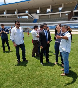 Estádio Rei Pelé recebe grupo de trabalho para melhorias e adequações visando 2019