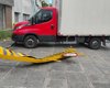 Motorista desobedece sinalização e destrói pórtico na Av. Governador Afrânio Lages