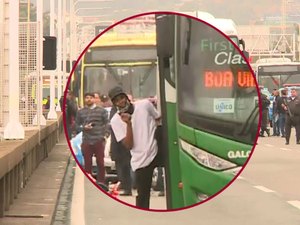 Sequestrador de ônibus na Ponte Rio-Niterói usava arma falsa, diz PM