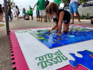 IMA faz ações de educação ambiental e fiscalização na Praia do Patacho