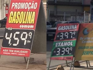 Postos com mesmo dono praticam preços diferentes entre Maceió e Arapiraca