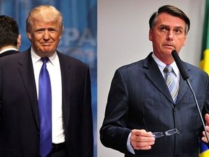 Trump e Bolsonaro falam em trabalhar 'lado a lado', diz Casa Branca