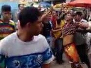 Após confusão, novas imagens mostram ambulante armado em fuga no Centro