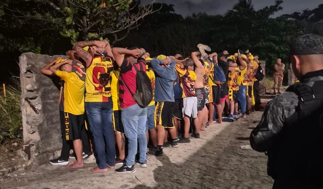 Torcedores do Sport são detidos após confronto com PM no Rei Pelé