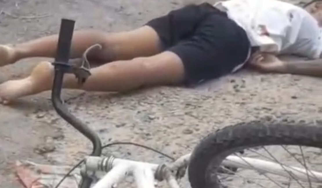 Jovem é morto a tiros enquanto andava de bicicleta no bairro do Clima Bom