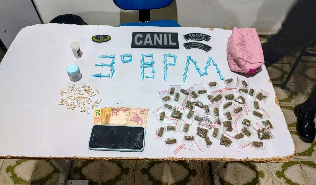 Homem é preso por tráfico de drogas em Arapiraca