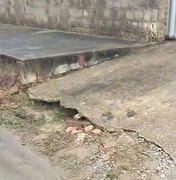 Morador denuncia transtornos após obra danificar calçadas em Arapiraca