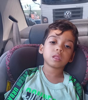 Família faz campanha para conseguir pagar exames de criança de Campestre com suspeita de encefalite