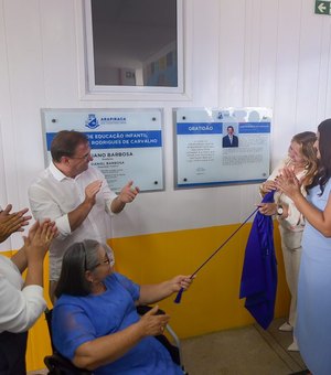 Arapiraca amplia investimentos na educação infantil com entrega creche-modelo no Poção