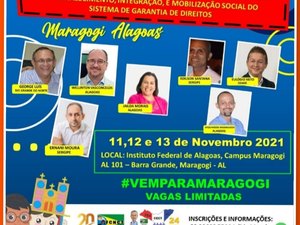 Seminário Interestadual de garantia de direitos começa quinta em Maragogi