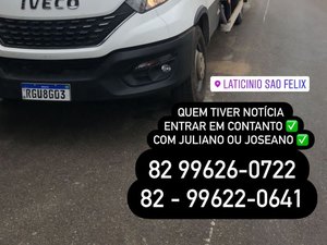 Homem tem veículo de trabalho roubado durante assalto e pede ajuda para encontrá-lo