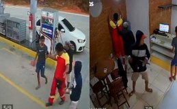 Criminosos armados assaltam posto de combustíveis em Branquinha