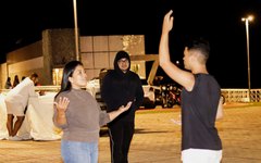 Últimos ensaios para a apresentação da Paixão de Cristo de Palmeira dos Índios